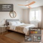 Grunkel Ventilador de techo Skystyle52 35W 3 aspas 132cm 6 velocidades